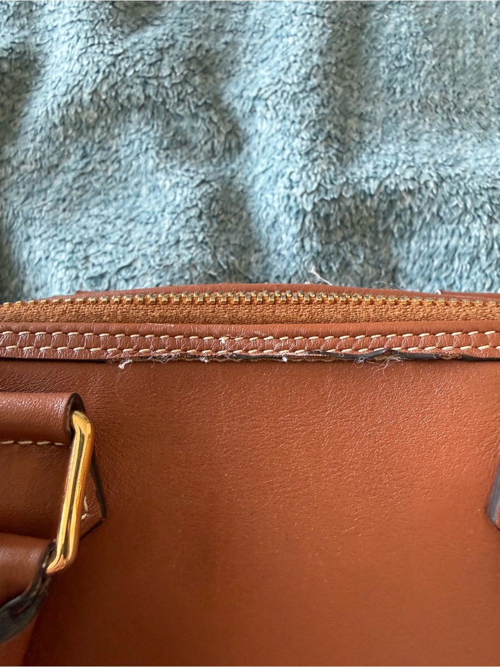 Celine Brown Calfskin Small Boston Triumphe Bag - Picture 9 of 16